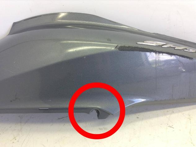 HONDA SH I 300 CARENA FIANCATA POSTERIORE SINISTRA - ROTTURE 2013 2014 ZDCNF02 - Foto 3