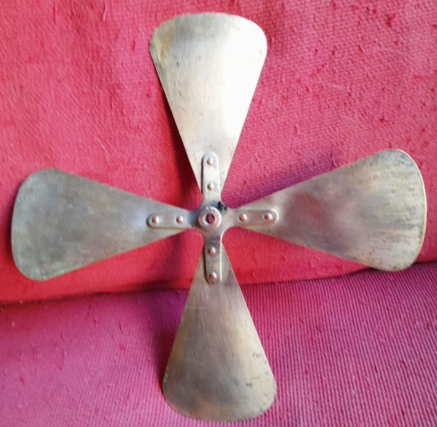 pala ventilatore in ottone modelli vintage 25x25 - Foto 5