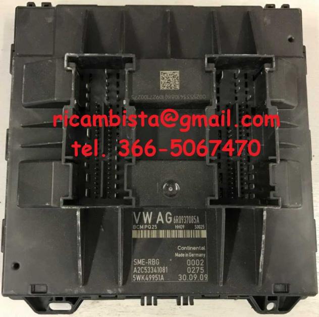 6R0937085A Volkswagen Polo body computer Siemens 5WK49951A