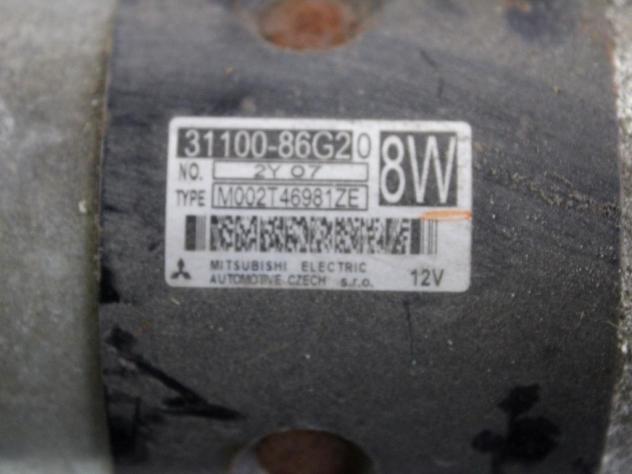 31100-86G20 MOTORINO AVVIAMENTO SUZUKI SWIFT 1.2 B 69KW AUT 5P (2013) RICAMBIO USATO - Foto 4