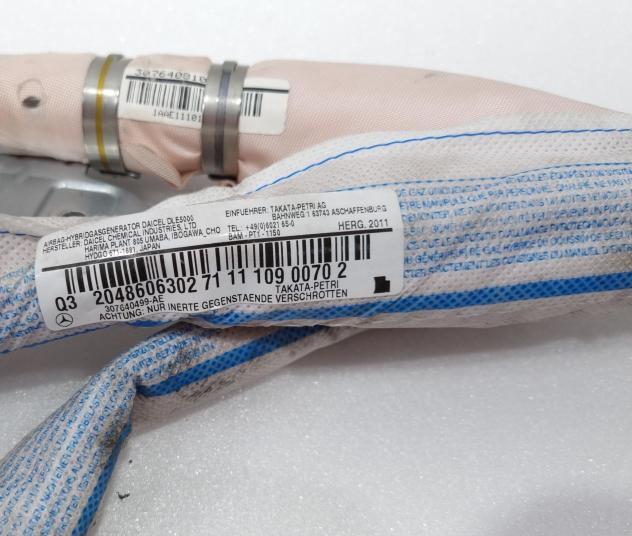 AIRBAG A TENDINA LATO SINISTRO MERCEDES Classe C W204 Coupè A2048606302 (11) - Foto 9