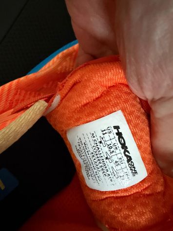Scarpe uomo running hoka One Clifton orange EU 45 - Foto 4