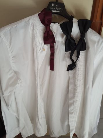 Camicia per smoking con papillon e fascia - Foto 8