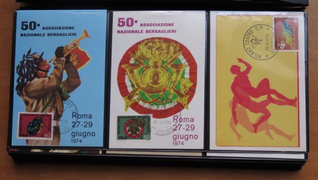 BLOCCO DI 65 CARTOLINE ANNULLO 1° GIORNO -