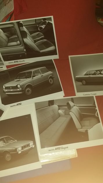 foto originali autobianchi 112 abarth fiat lancia gamma ecc depliant - Foto 3
