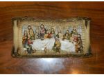 Quadro ultima cena in resina alto rilievo