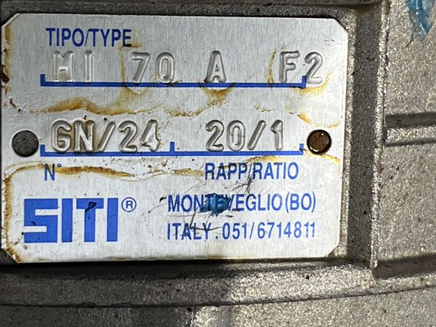 MGM BA-90SA2 Motoriduttore CV 1,5 + Riduttore SITI 20/1 - Foto 2