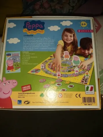 2 giochi oca 1 peppa pig 1 clementoni 1 gioco da tavolo 10 giochi in uno Come nu - Foto 3