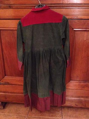 Abito bambina patchwork vellutino 10 anni - Foto 2