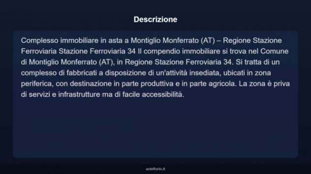 Immobile in asta di 1000 m² in vendita a Montiglio Monferrato - Foto 3