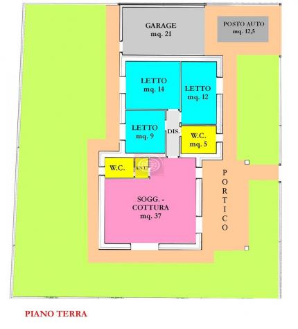 CESENA = Villa monopiano con giardino angolare e garage, Classe A+ - Ottima posizione residenziale - Foto 7