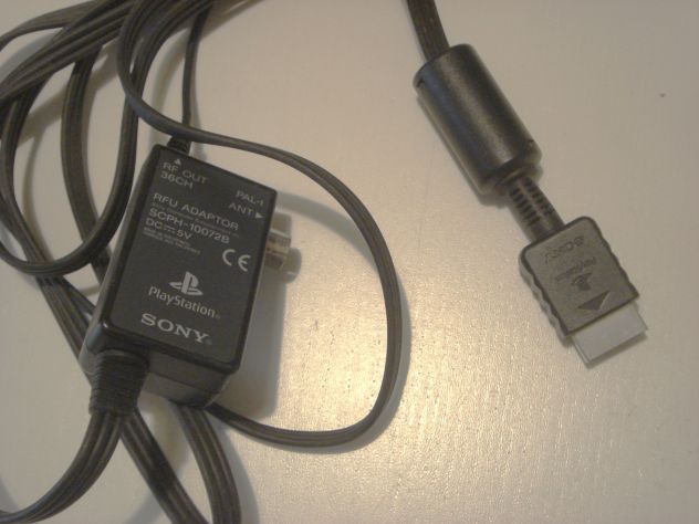 cavo adattatore rfu videogiochi sony playstation ps1 pal-I scph 10072b originale - Foto 6