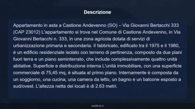 Immobile in asta di 75 m² in vendita a Castione Andevenno - Foto 11
