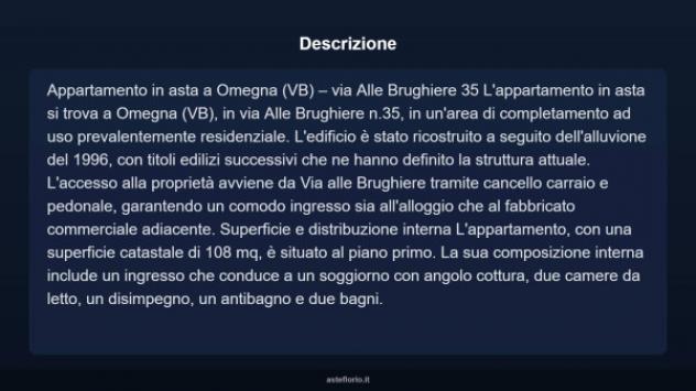 Immobile in asta di 108 m² in vendita a Omegna - Foto 7