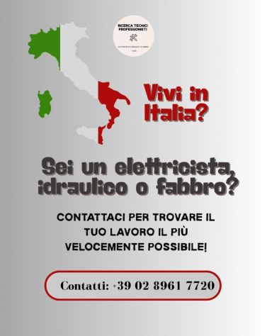 Cerchiamo Tecnici in Tutta Italia