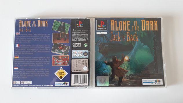 alone in the dark jack is back ps1 video gioco playstation ps 1 x pal ita no cd - Foto 9