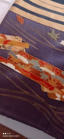 Kimono vintage Kuro Tomesode - Foto 9