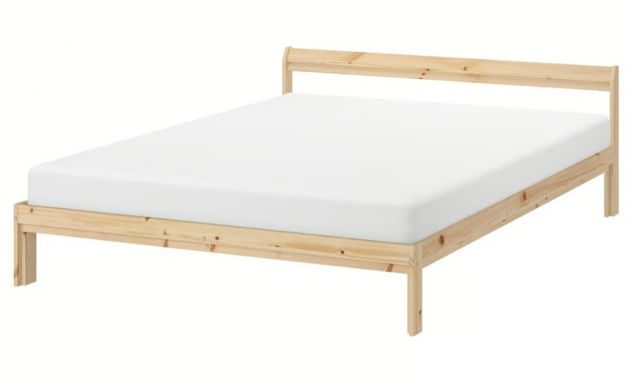 Struttura letto  materasso in memory foam