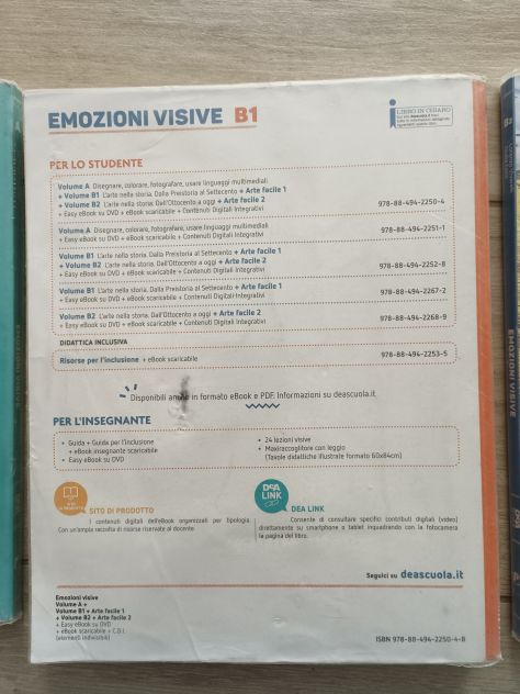 Emozioni visive A B1 B2, DeAScuola -Petrini. N 3 libri - Foto 5