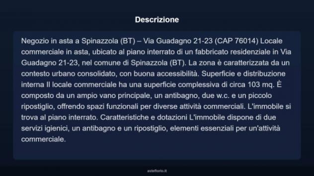 Immobile in asta di 103 m² in vendita a Spinazzola - Foto 4