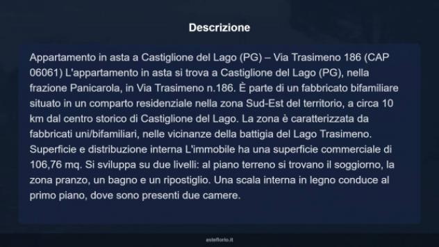 Immobile in asta di 106 m² in vendita a Castiglione del Lago - Foto 10