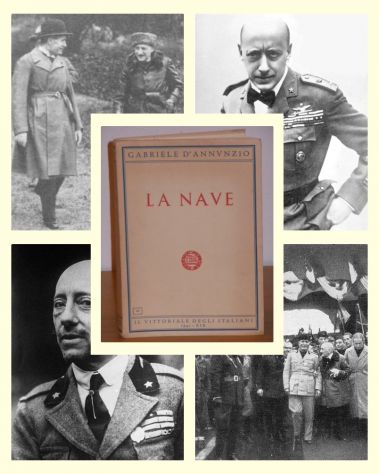 LA NAVE, G. D'ANNUNZIO, IL VITTORIALE DEGLI ITALIANI 1941.