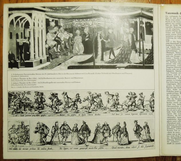 Vinile 33 giri di danze contadine, borghesi e cortigiane del XV e XVI secolo - Foto 2
