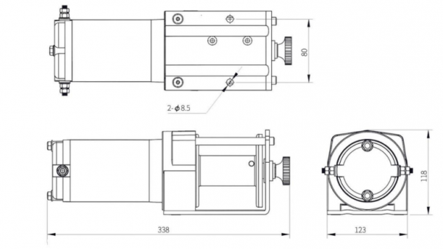 -12 V VERRICELLO ELETTRICO RS-2500 - 1130 kg - Foto 4