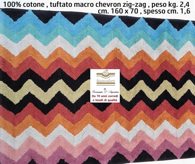 TAPPETO MISSONI RETTANGOLARE cm. 160 x 70 - Foto 7