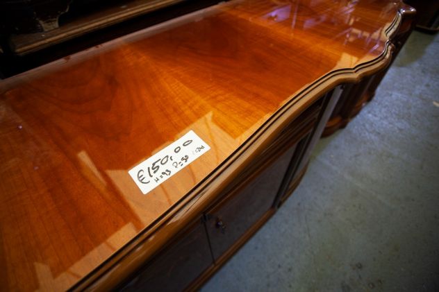Credenza Vintage Laccato Lucido con Intarsi – 24406 - Foto 4