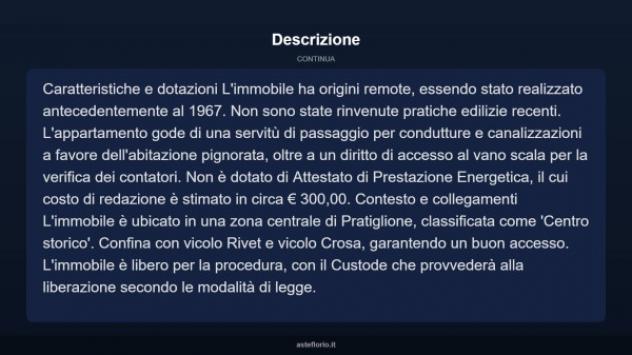 Immobile in asta di 99 m², box auto in vendita a Pratiglione - Foto 4