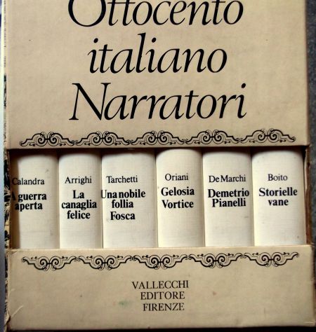 OTTOCENTO ITALIANO Narratori- 6 volumi Vallecchi - Foto 2