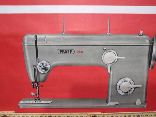 Manifesto anni 60 nuovo pubblicitario PFAFF macchine da cucire - Foto 4