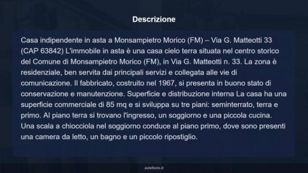 Immobile in asta di 85 m² in vendita a Monsampietro Morico - Foto 9