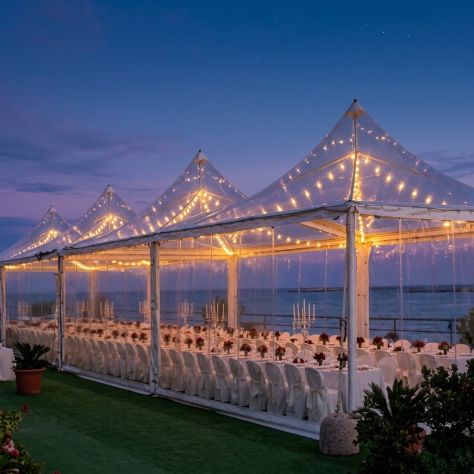 Noleggio affitto tensostrutture gazebo crystal esclusive Cernobbio Lago di Como - Foto 4