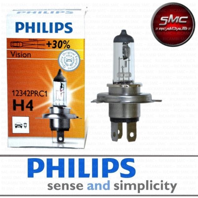 Lampadina Philips 12342Prc1 Vision H4 60/55W