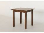 Tavolo 70x70x2 da ristorante Piano Melaminico Noce Gambe Quadre In Faggio Tt56