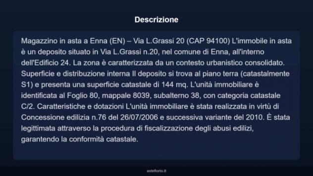 Immobile in asta di 144 m² in vendita a Enna - Foto 3