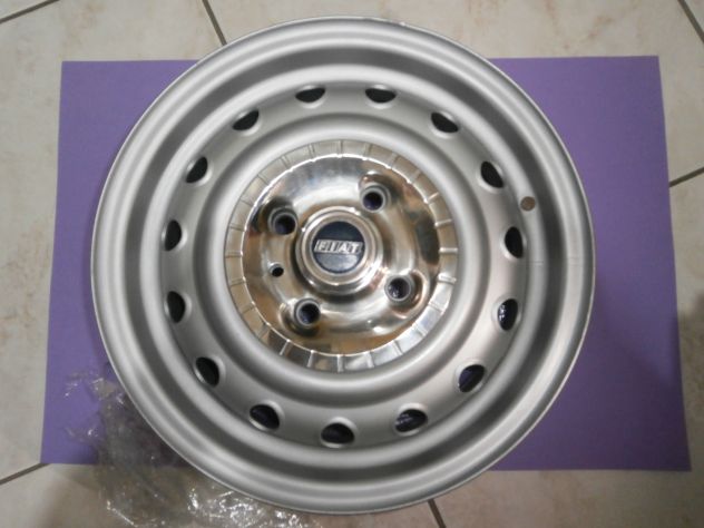 COPPE RUOTA MOZZO CENTRALE PER FIAT 127 L C FIAT 128 CL COMFORT ATTACCO 4X98 - Foto 5
