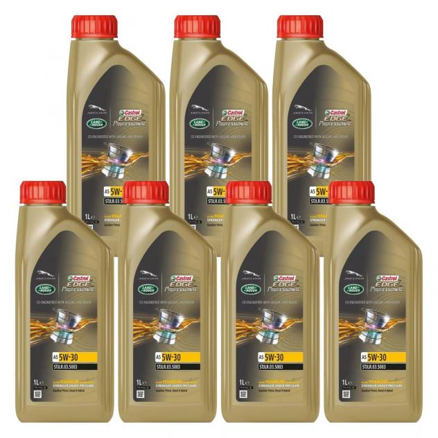 Kit da 7 Litri Castrol EDGE Professional A5 5W30 Olio Motore Efficiente