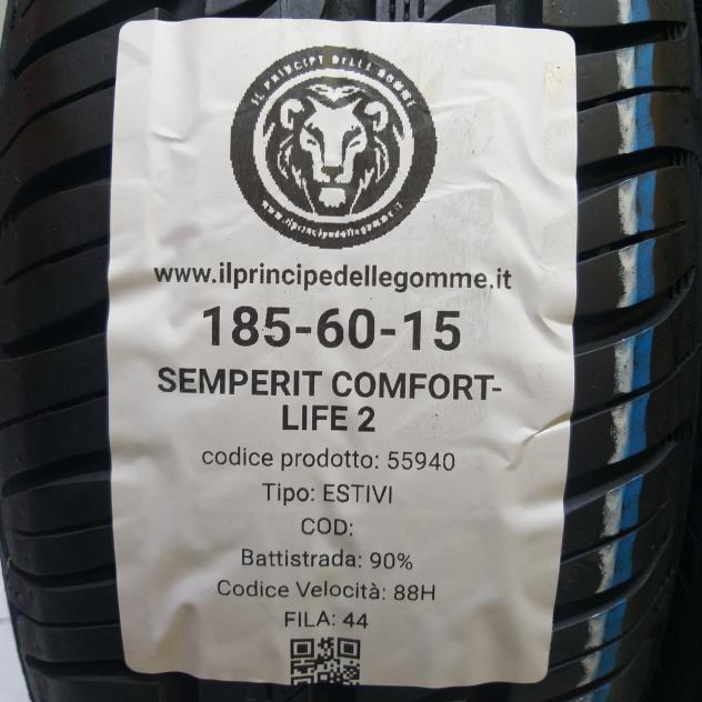 2 GOMME 185 60 15 SEMPERIT A55940 - Foto 2