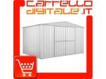Box prefabbricato, casetta da giardino in lamiera zincata. Capanno deposito &hellip;