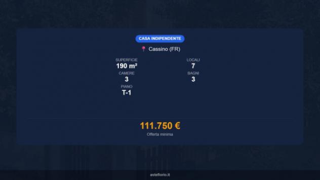 Immobile in asta di 190 m² con più di 5 locali in vendita a Cassino - Foto 16