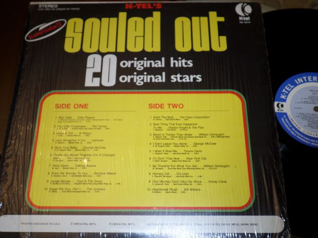 SOULED OUT 20 Original Hit 1975 - LP / 33 giri Bill Withers, Chi-Lights - K-tel - Foto 2