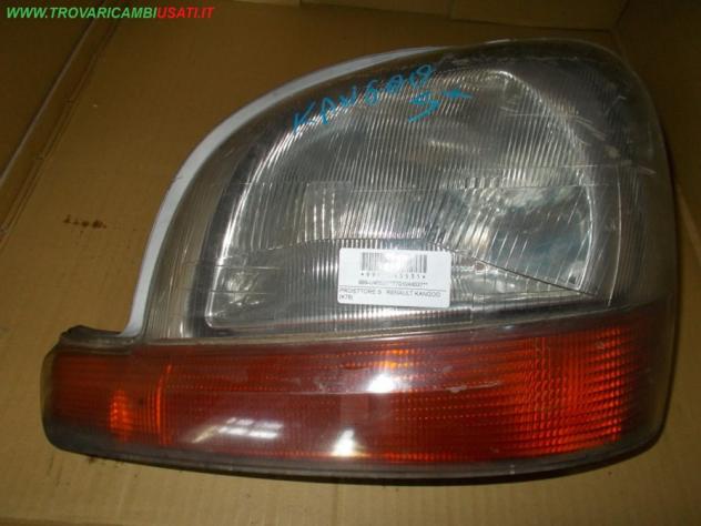 PROIETTORE S. RENAULT KANGOO (K76)  Parti elettriche  Fanaleria  Proiettori  Proiettore ant. RENAULT - KANGOO - 01-08-1997 - 01-06-2001