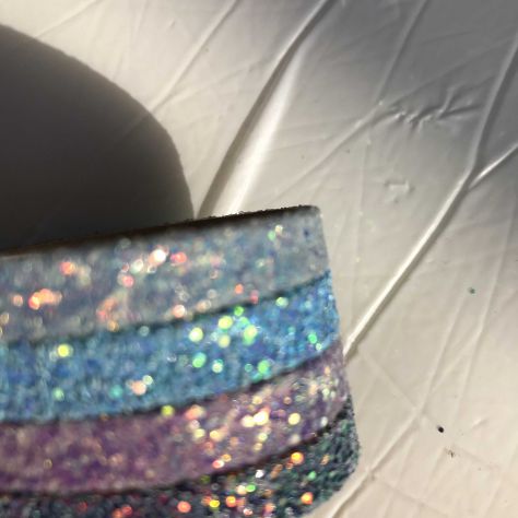 Fettuccia mignon glitterato per Artigianato