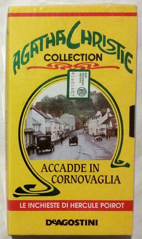 VHS Agatha Christie Collection "Accadde in Cornovaglia" Nuovo con cellophane