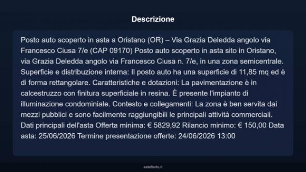 Immobile in asta di 11 m² in vendita a Oristano - Foto 10