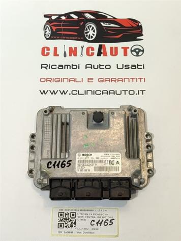 CENTRALINA MOTORE CITROEN C4 Picasso Mk1 0281013334 9666986680 DV6TED4 diesel 1560 (0613)