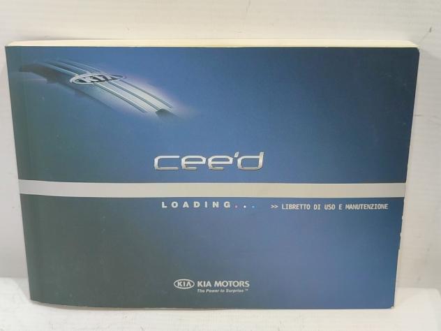 LIBRETTO USO E MANUTENZIONE KIA Cee'd Sporty Wagon G4FA (07) - Foto 3